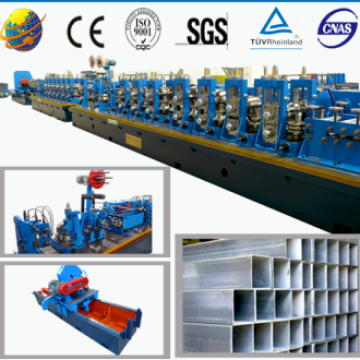 Welded tube mill round/square pipe making machine